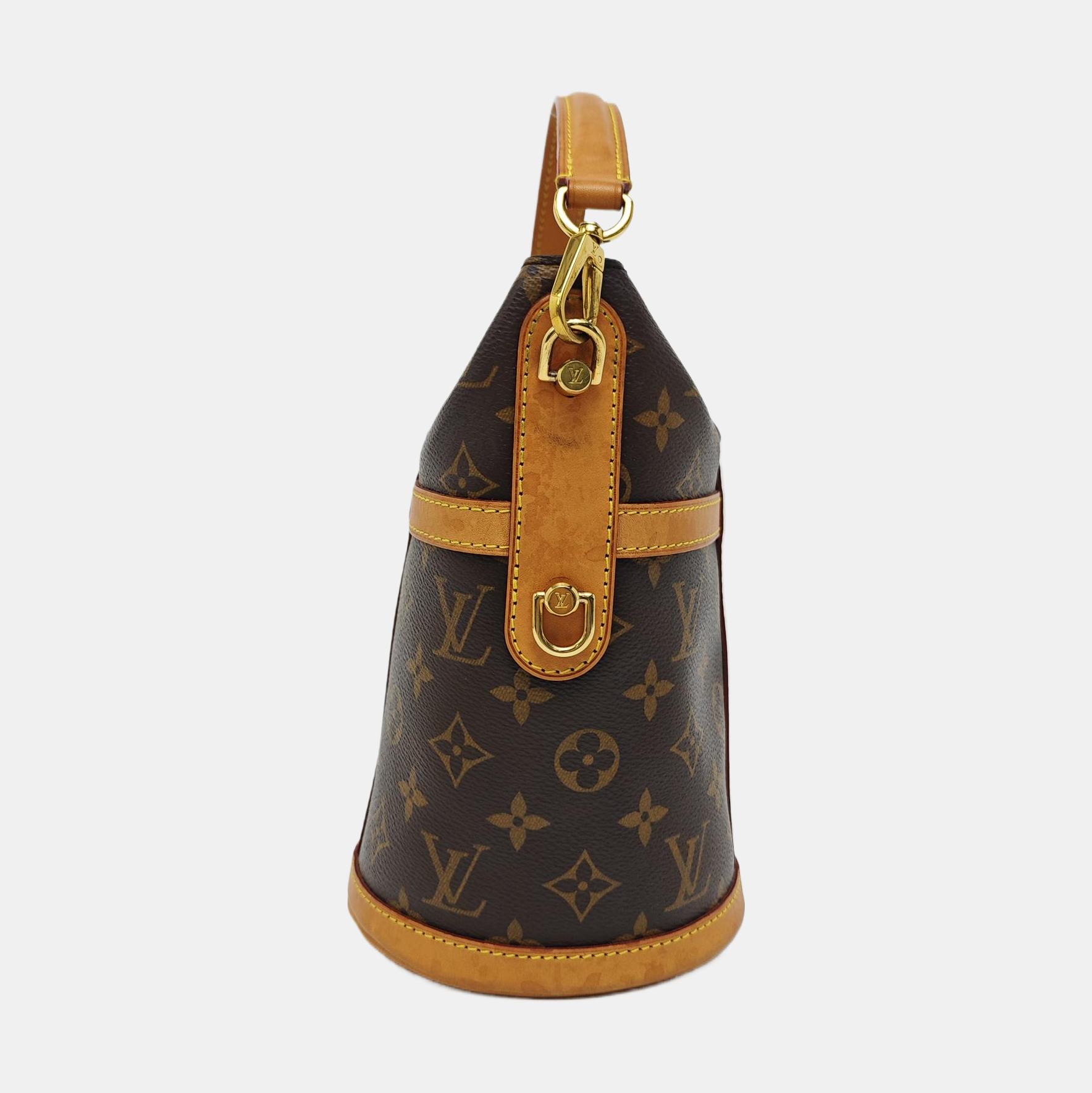 DUFFLE Monogram Coated Canvas Brown