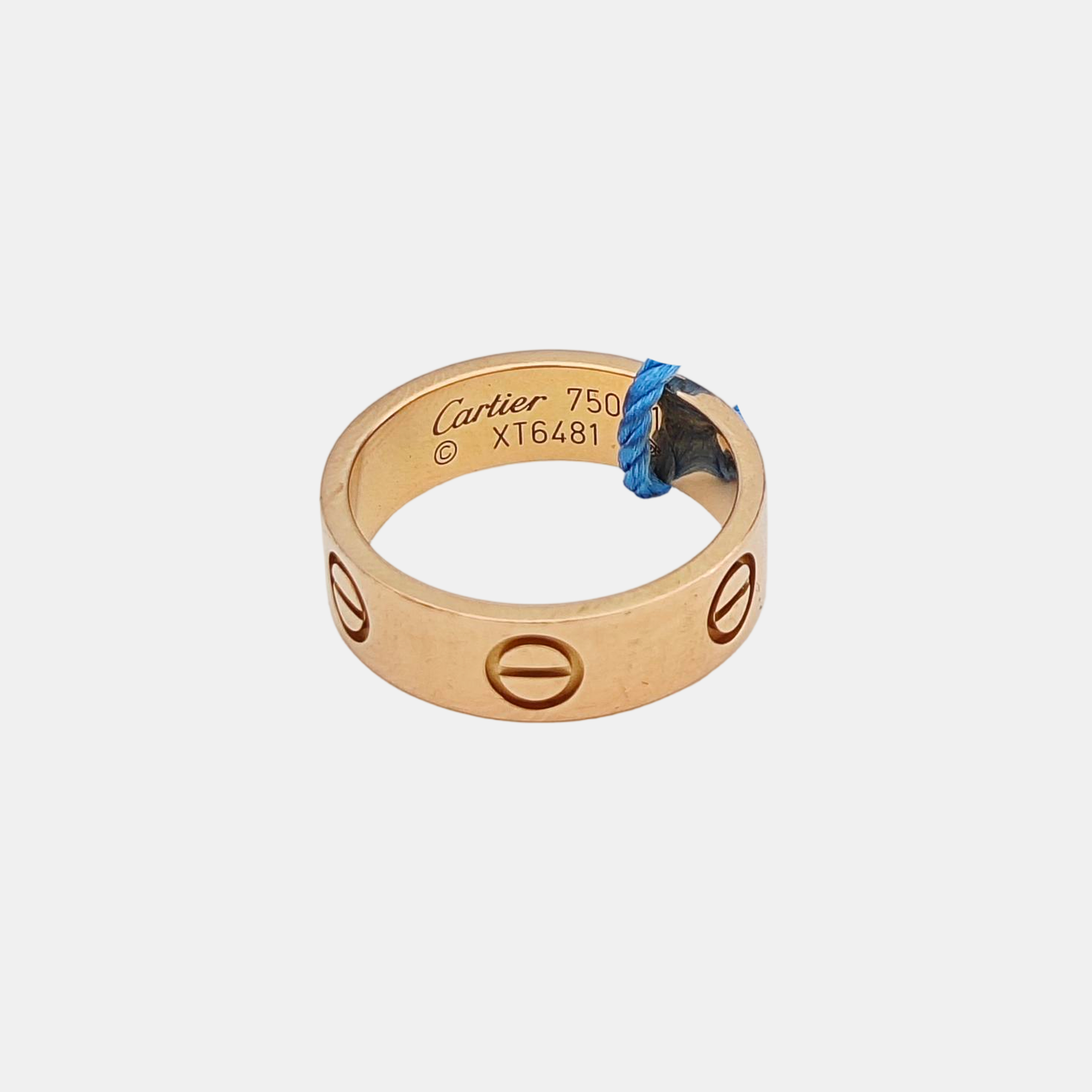 LOVE 18k Rose Gold Ring EU 51
