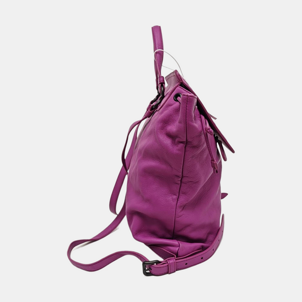 Calfskin Backpack Purple