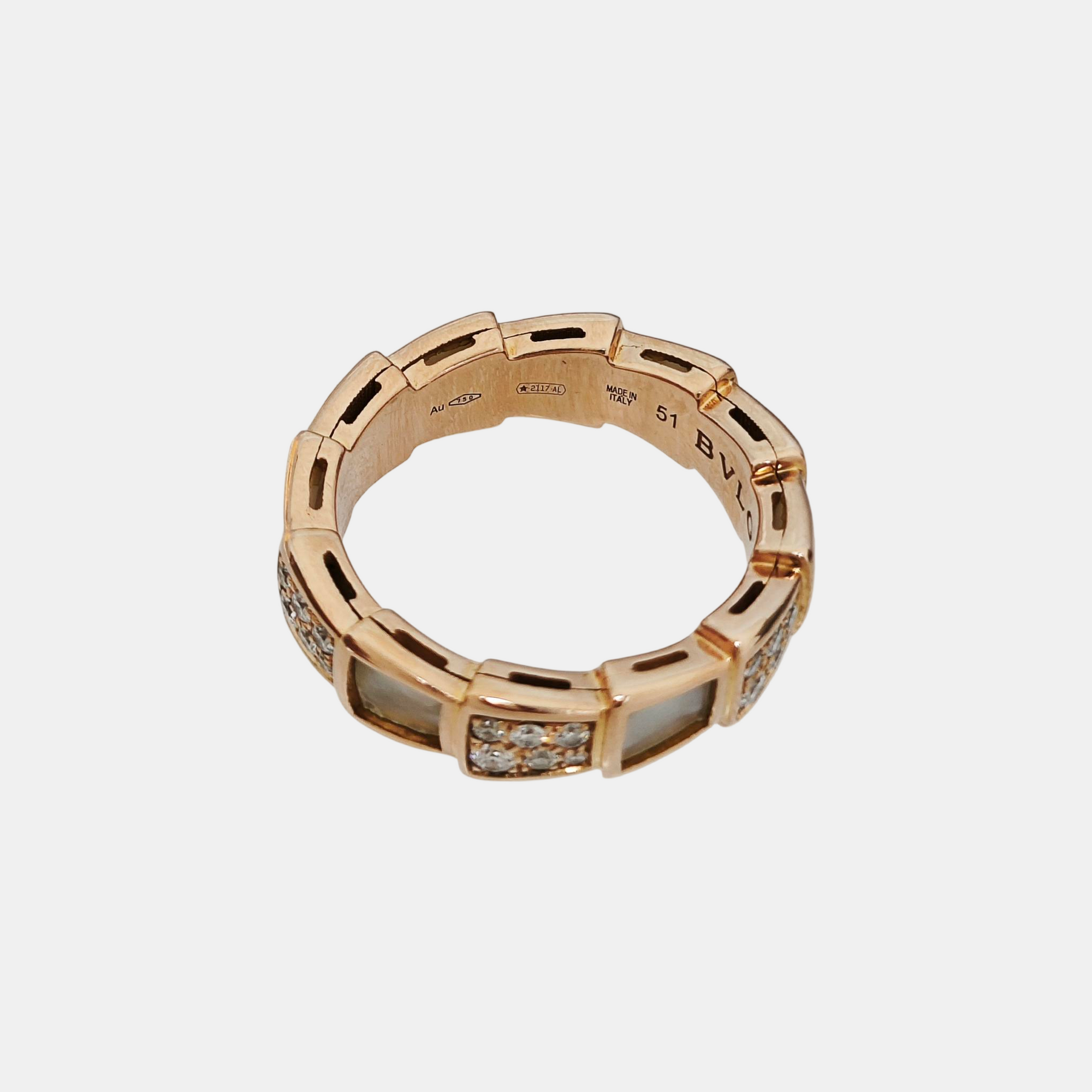 SERPENTI 18k Rose Gold Ring EU 51