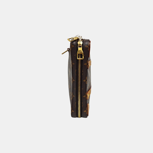 SOFT TRUNK PM Monogram Coated Canvas Brown