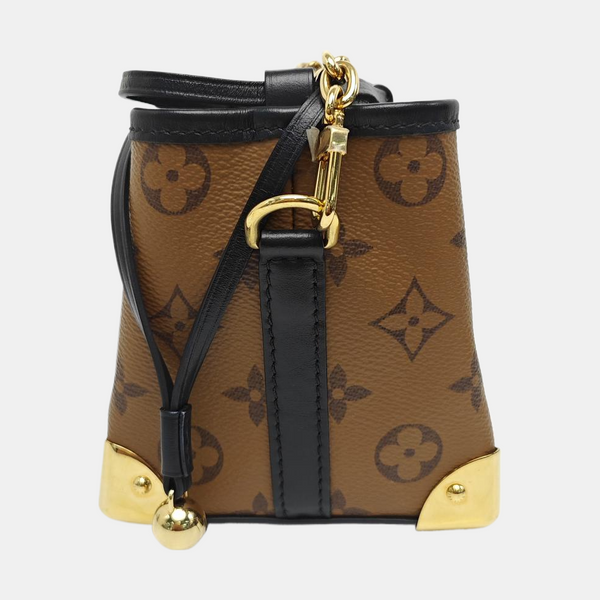 NOÉ PURSE LV CHARMS Monogram Coated Canvas Brown