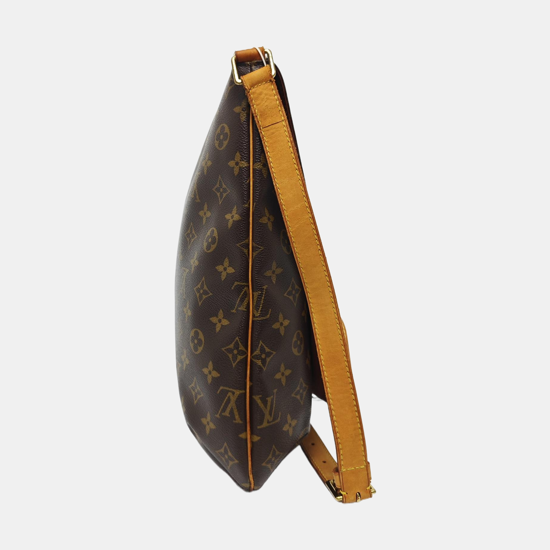 MUSETTE TANGO Monogram Coated Canvas Brown