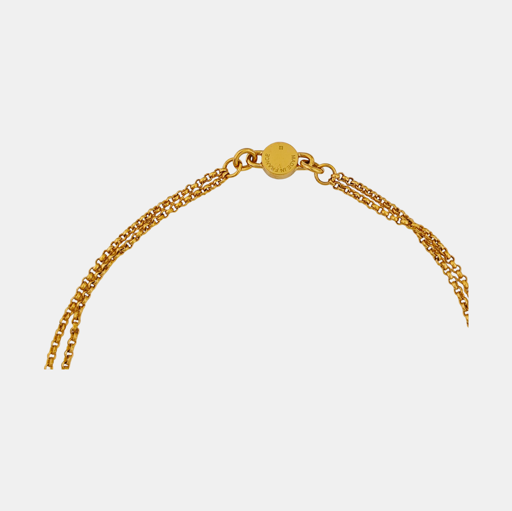 Tournis Tresse Metal Gold Necklace