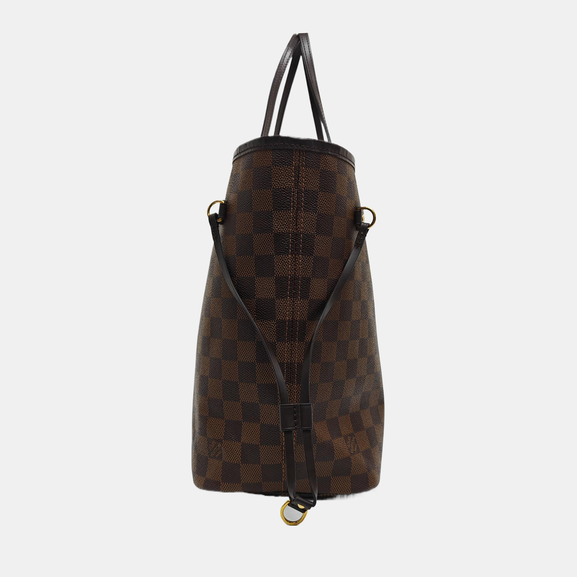 NEVERFULL MM Damier Ebene Coated Canvas Brown