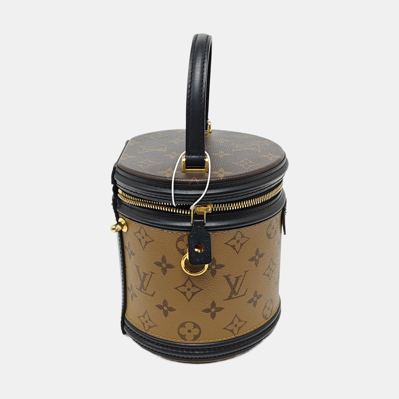 CANNES PM Monogram Coated Canvas Brown