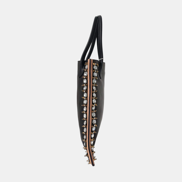 Lambskin Tote Bag Black