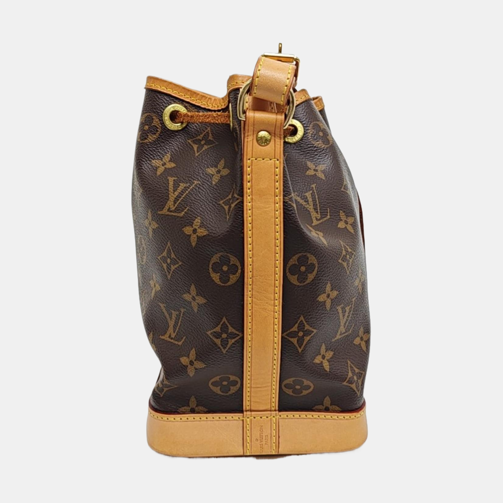NOÉ BB Monogram Coated Canvas Brown