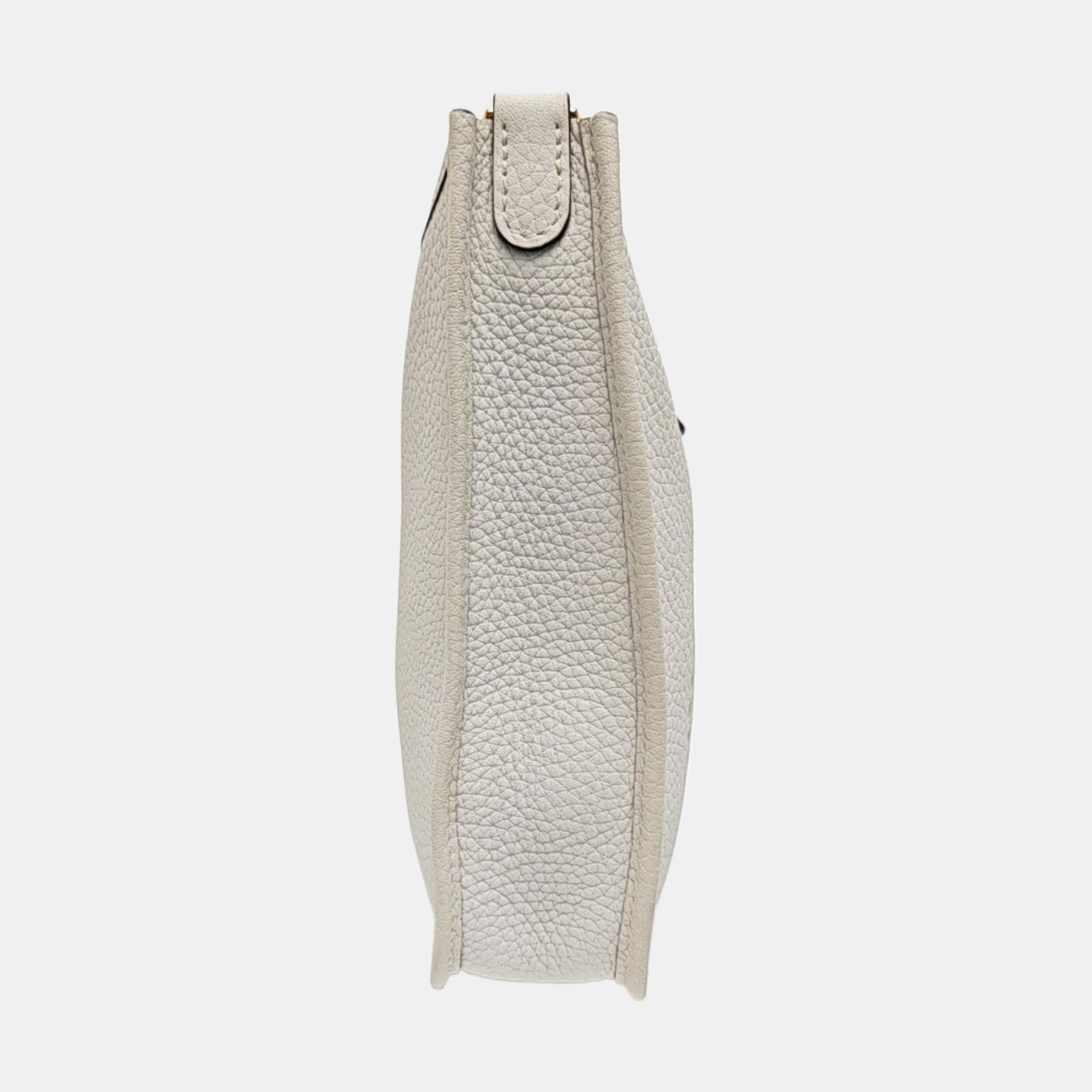 Authenticated pre-owned  Evelyne TPM Clemence White - Shoulder Bag at Looply