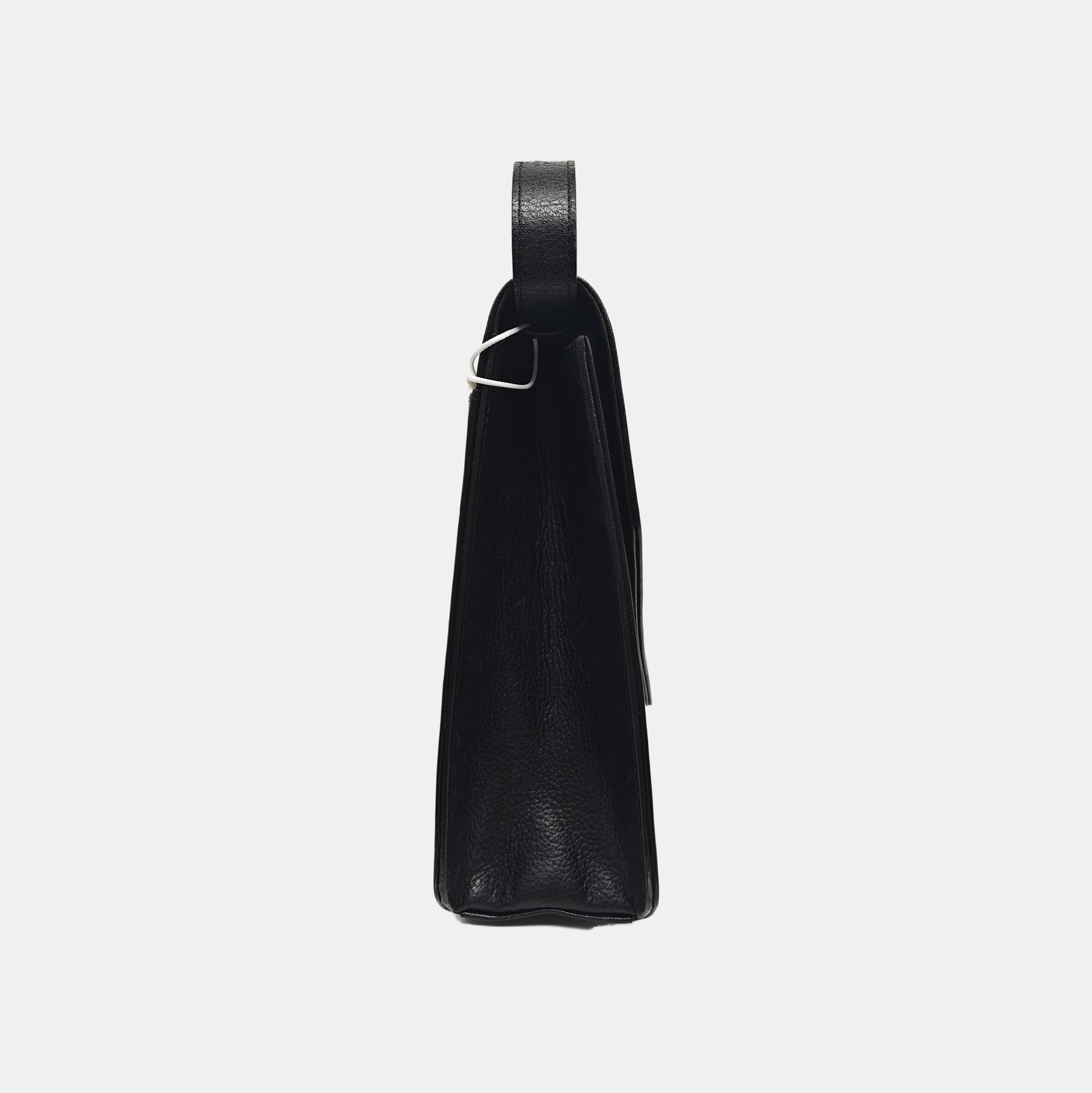Calfskin Shoulder Bag Black