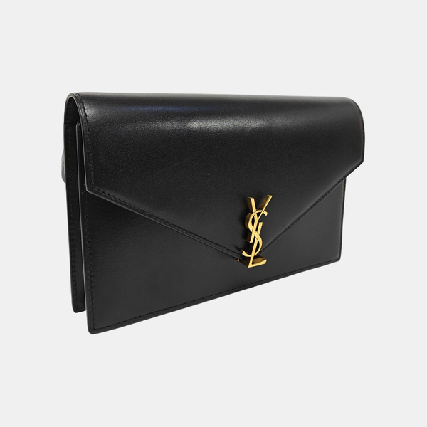 Calfskin Shoulder Bag Black