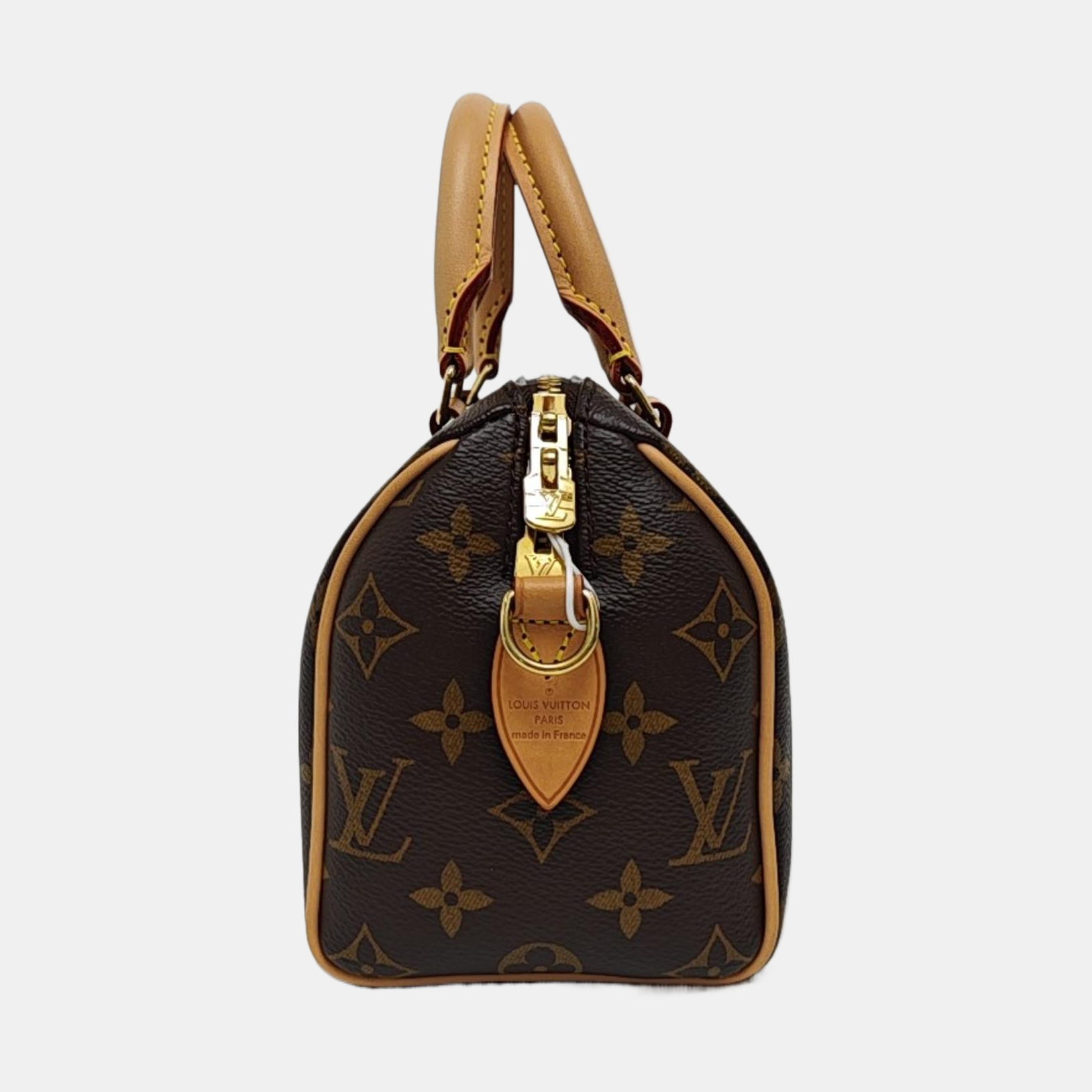 SPEEDY 20 Monogram Coated Canvas Brown