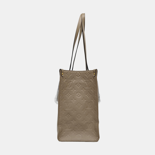 ONTHEGO MM Monogram Calfskin Grey
