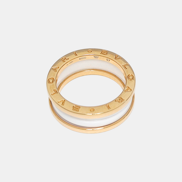 B.ZERO1 18k Rose Gold Ring EU 57