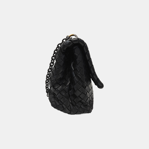 Lambskin Shoulder Bag Black