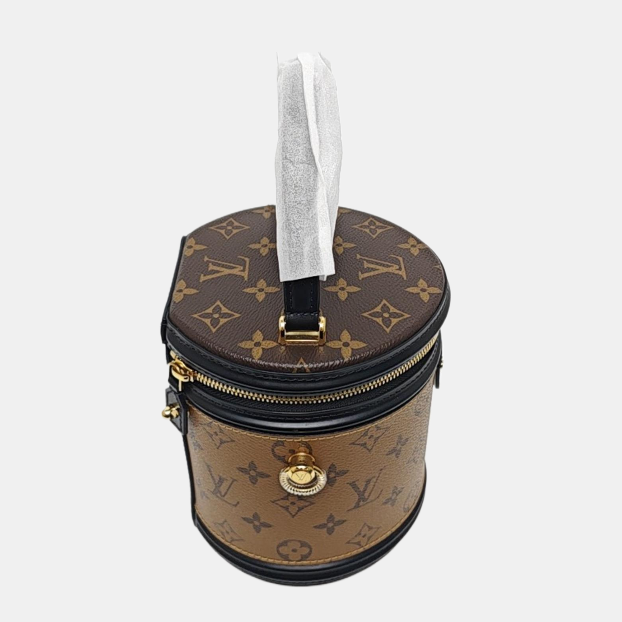 CANNES PM Monogram Coated Canvas Brown