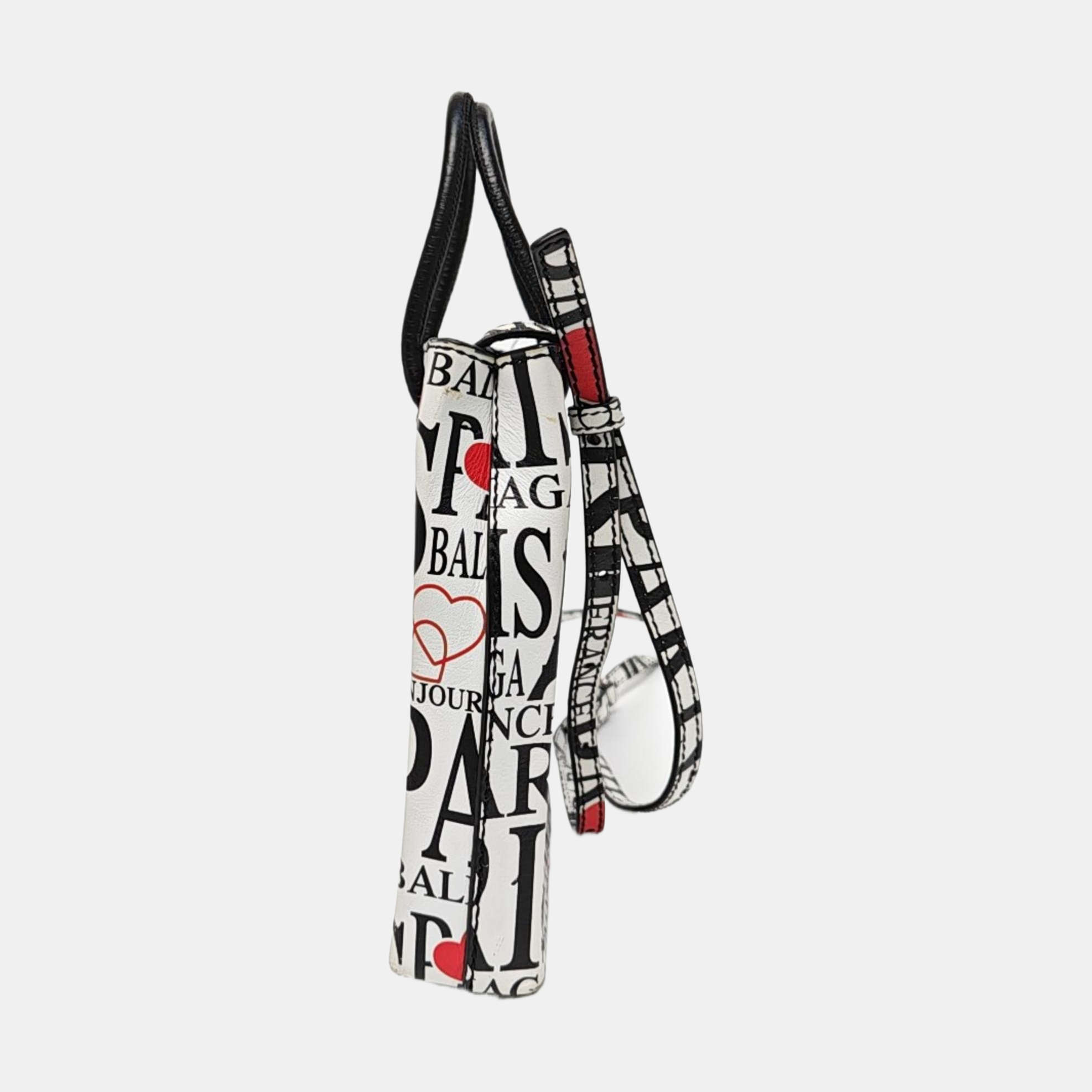 Shopping Bag Calfskin White