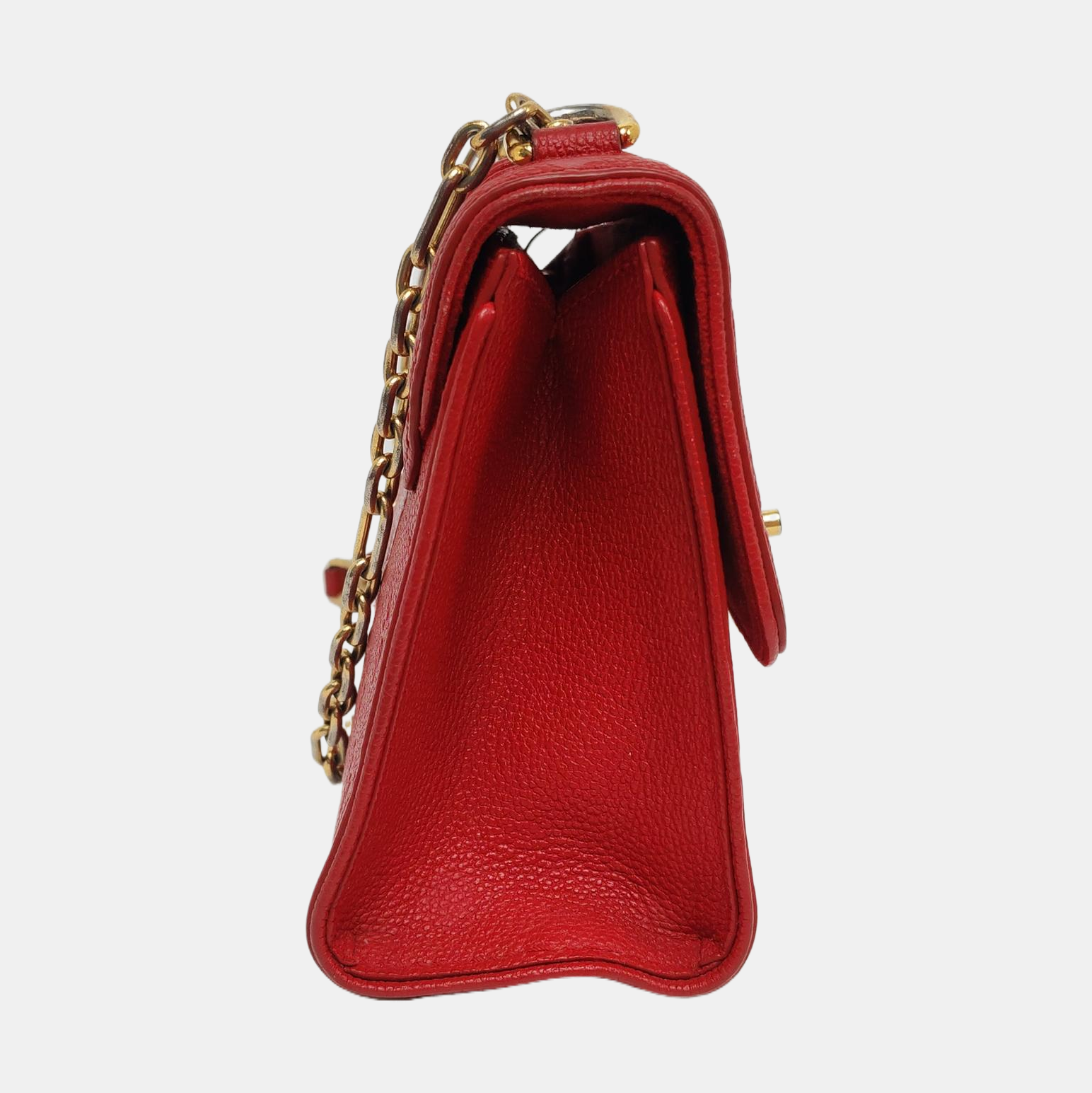 SAINT SULPICE PM Monogram Calfskin Red