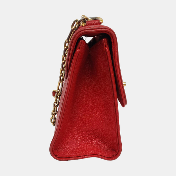 SAINT SULPICE PM Monogram Calfskin Red