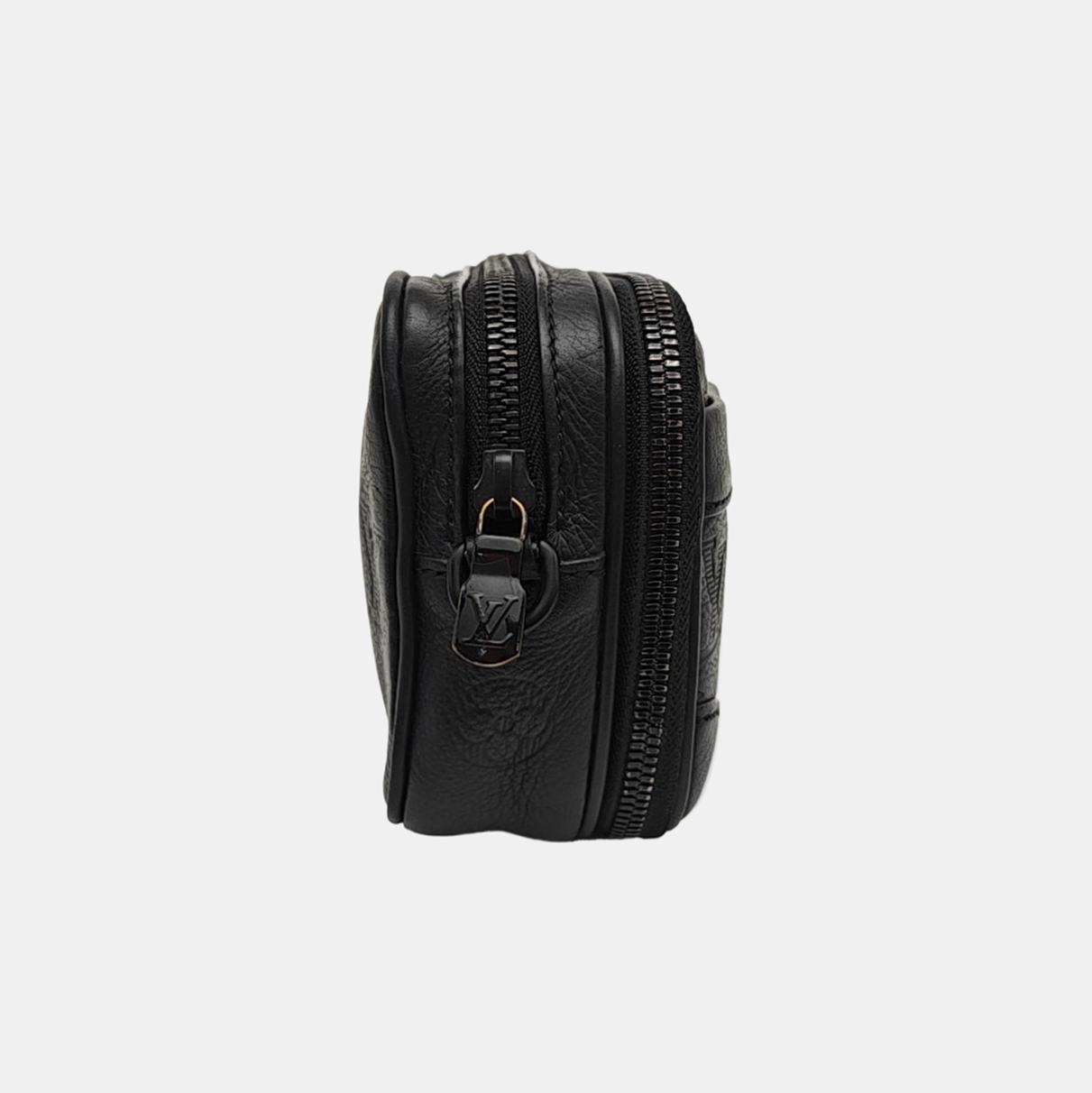 ALPHA Mini Monogram Calfskin Black