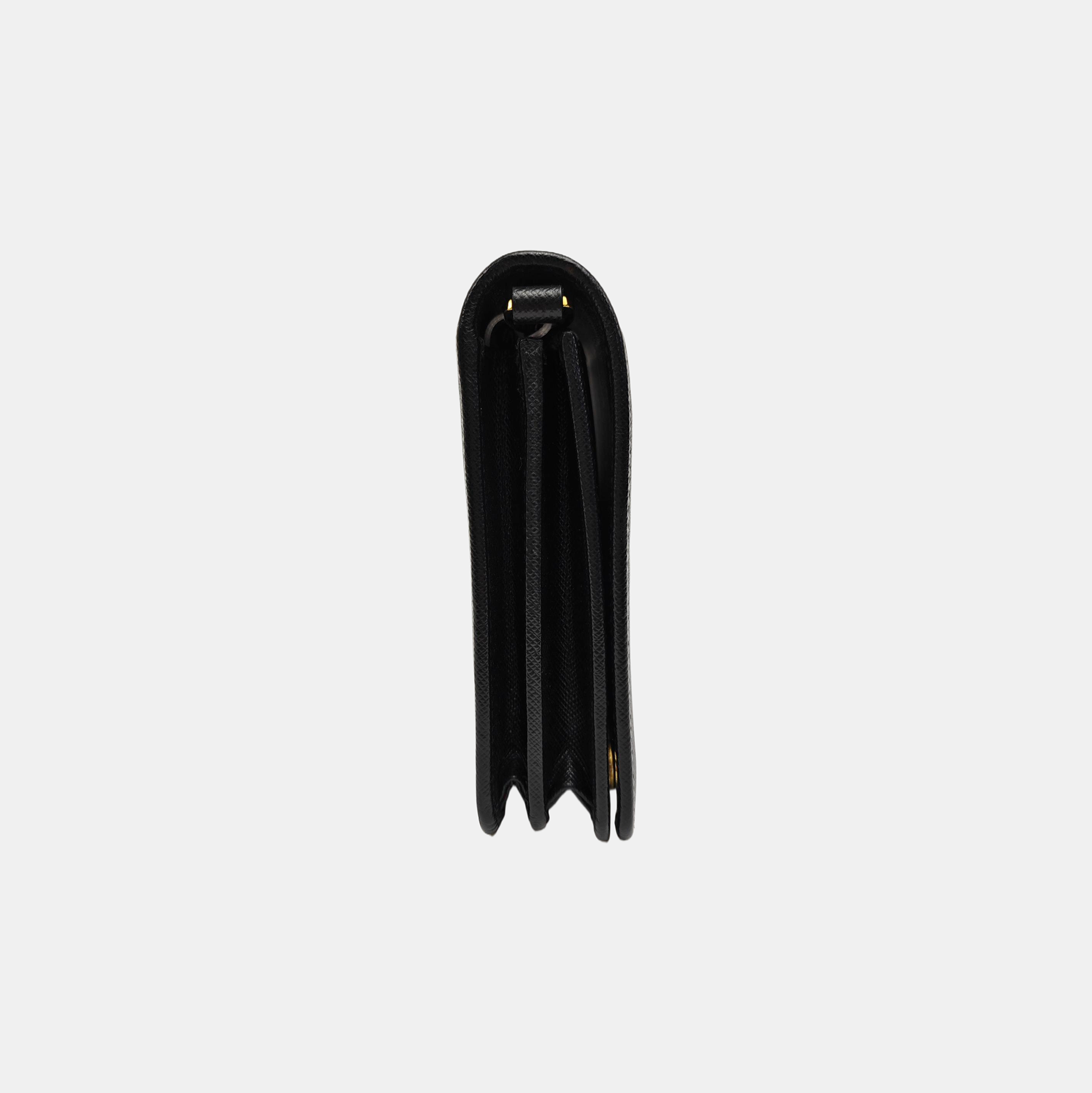 Calfskin Shoulder Bag Black