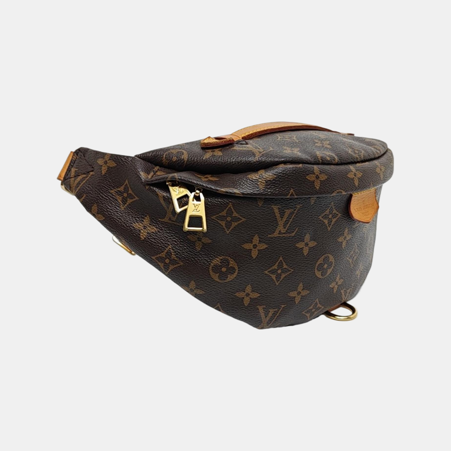 BUMBAG Monogram Coated Canvas Brown