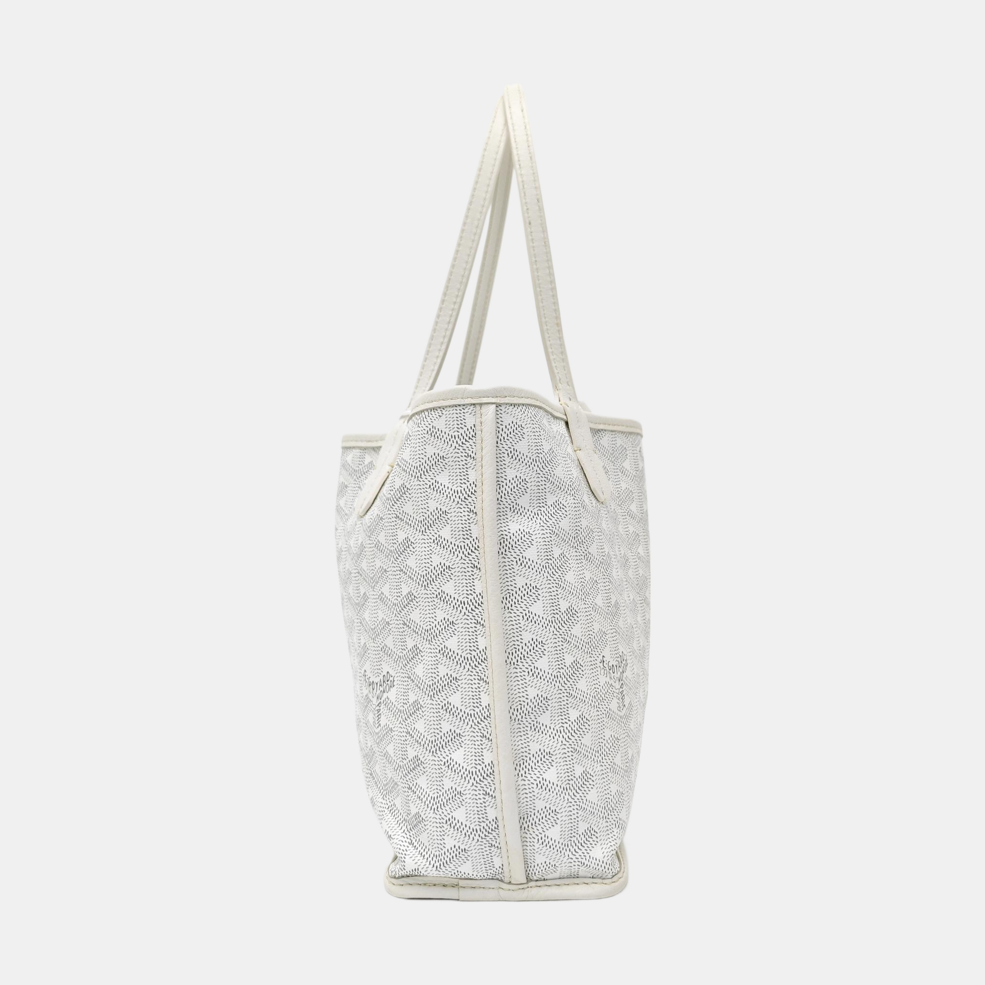 Anjou Mini Coated Canvas White