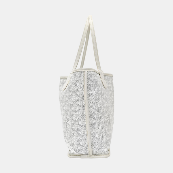 Anjou Mini Coated Canvas White
