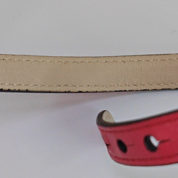 SERPENTI Brass Red Bracelet