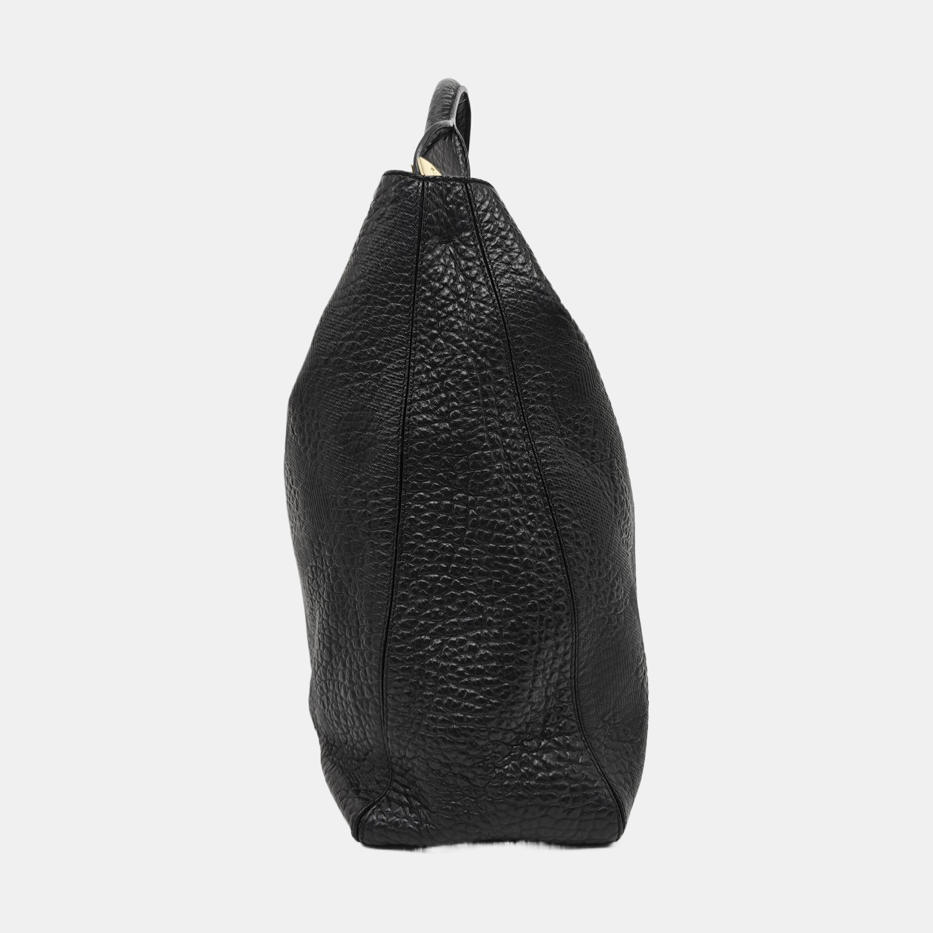Calfskin Bucket Bag Black