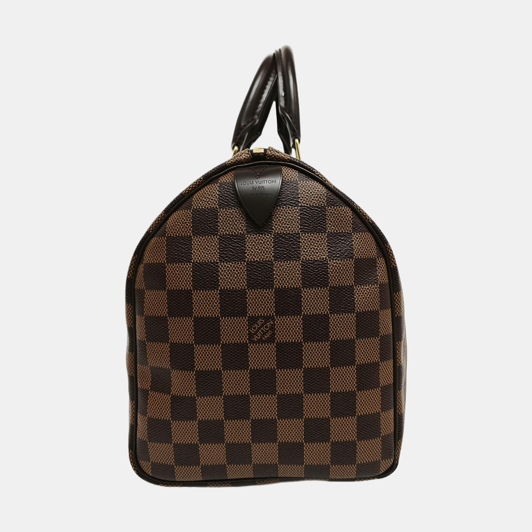 SPEEDY 30 Damier Ebene Coated Canvas Brown