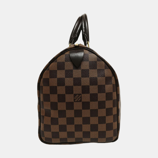 SPEEDY 30 Damier Ebene Coated Canvas Brown