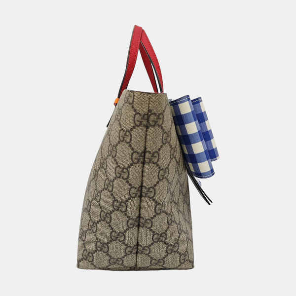 Children’s GG Bucket Monogram Coated Canvas Beige