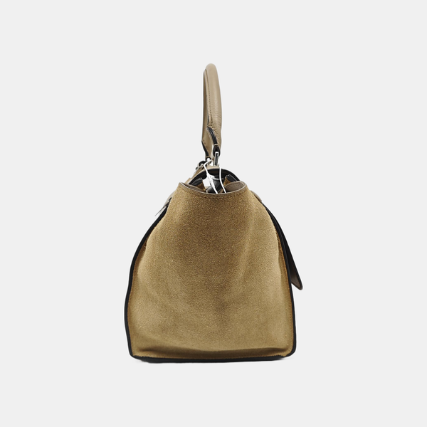 TRAPEZE Small Calfskin Beige