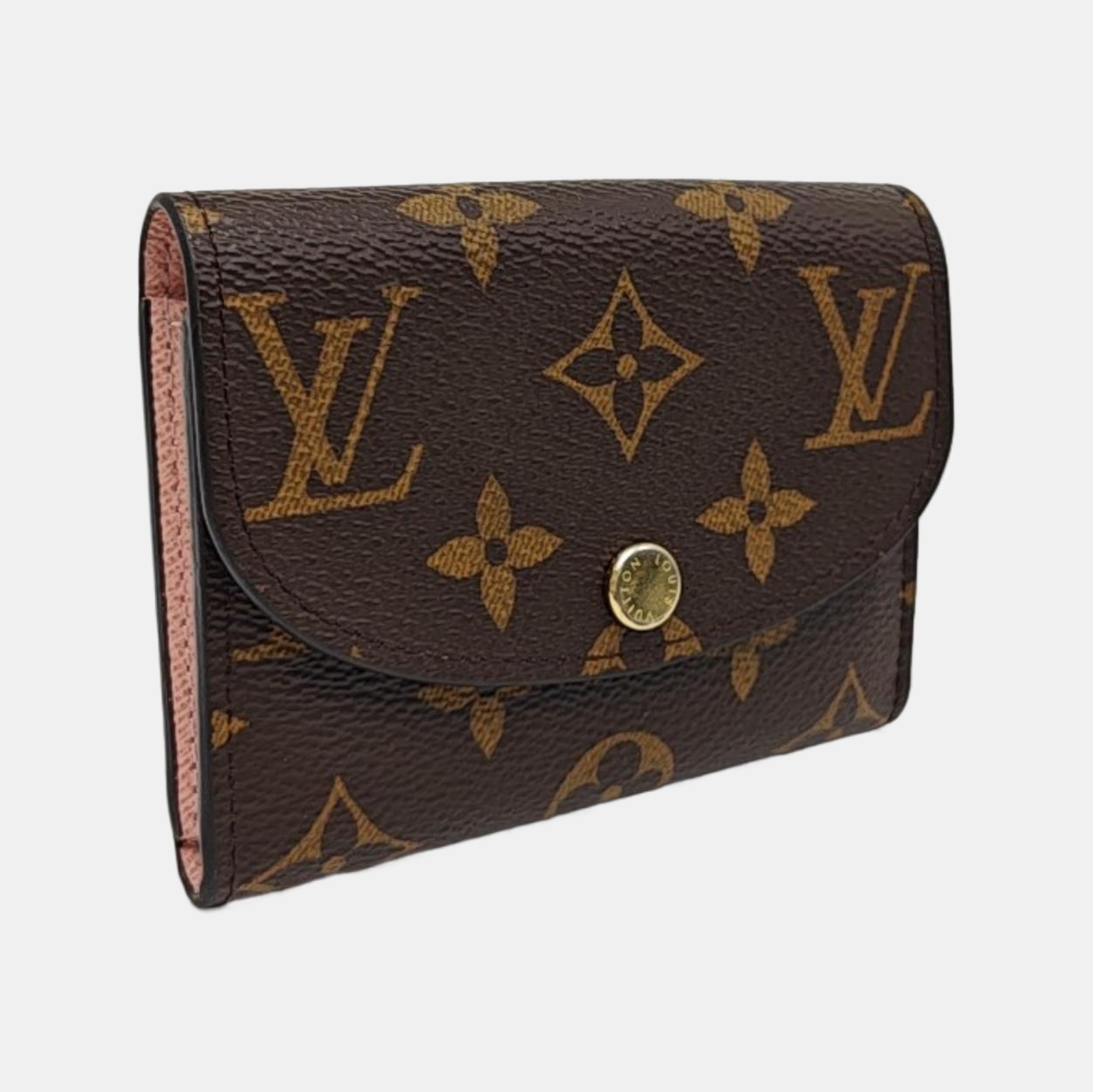ROSALIE Monogram Coated Canvas Brown Wallet