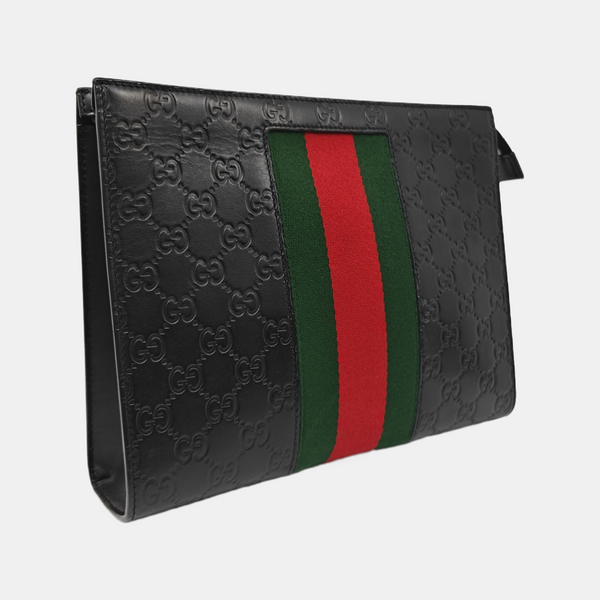 Signature Monogram Calfskin Black