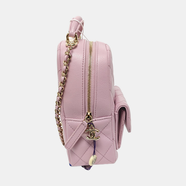 DUMA Quilted Calfskin Pink