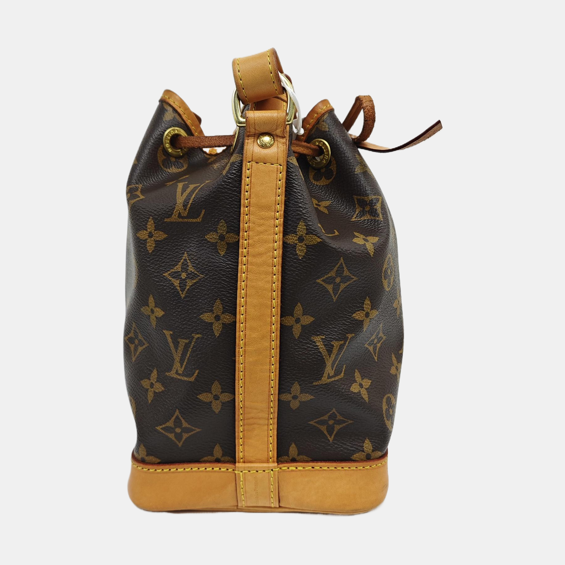 NOÉ BB Monogram Coated Canvas Brown