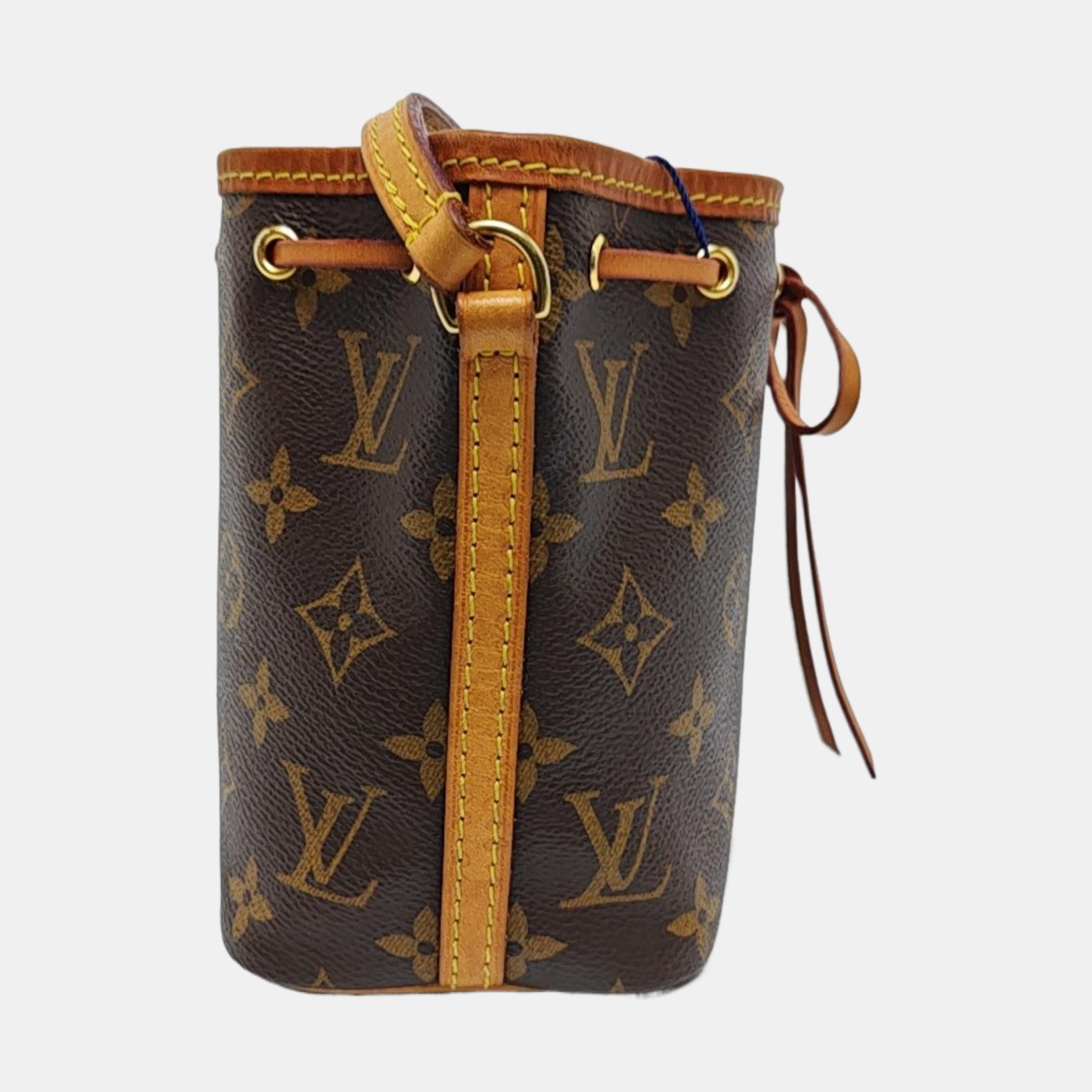 NÉONOÉ Nano Monogram Coated Canvas Brown