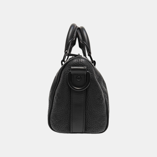 KEEPALL 25 Monogram Calfskin Black