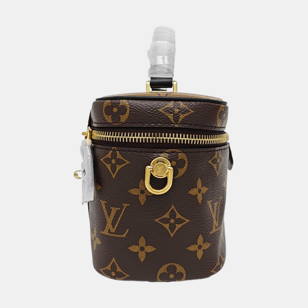 Vanity Chain Pouch Monogram Coated Canvas Brown