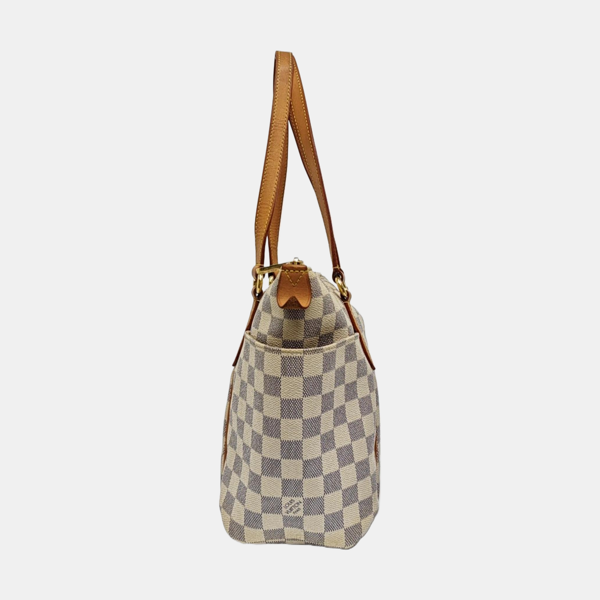 TOTALLY Damier Azur Coated Canvas Beige