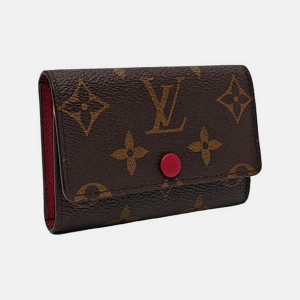 Monogram Coated Canvas Key Pouch Brown