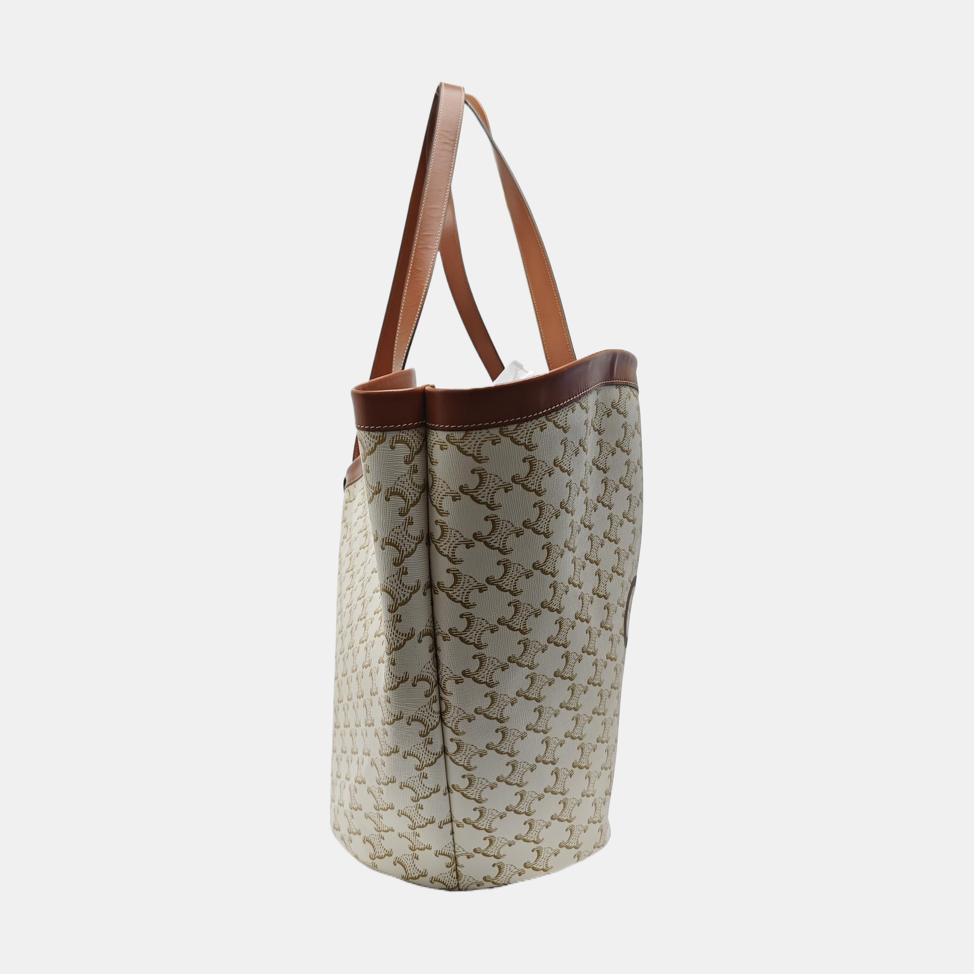 COUFFIN Large Coated Canvas White