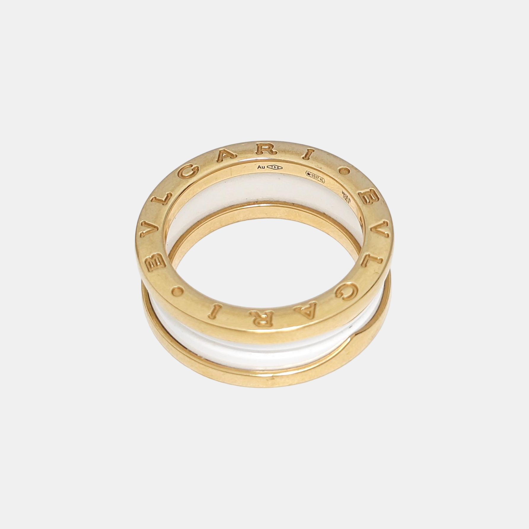 B.ZERO1 18k Rose Gold Ring EU 55