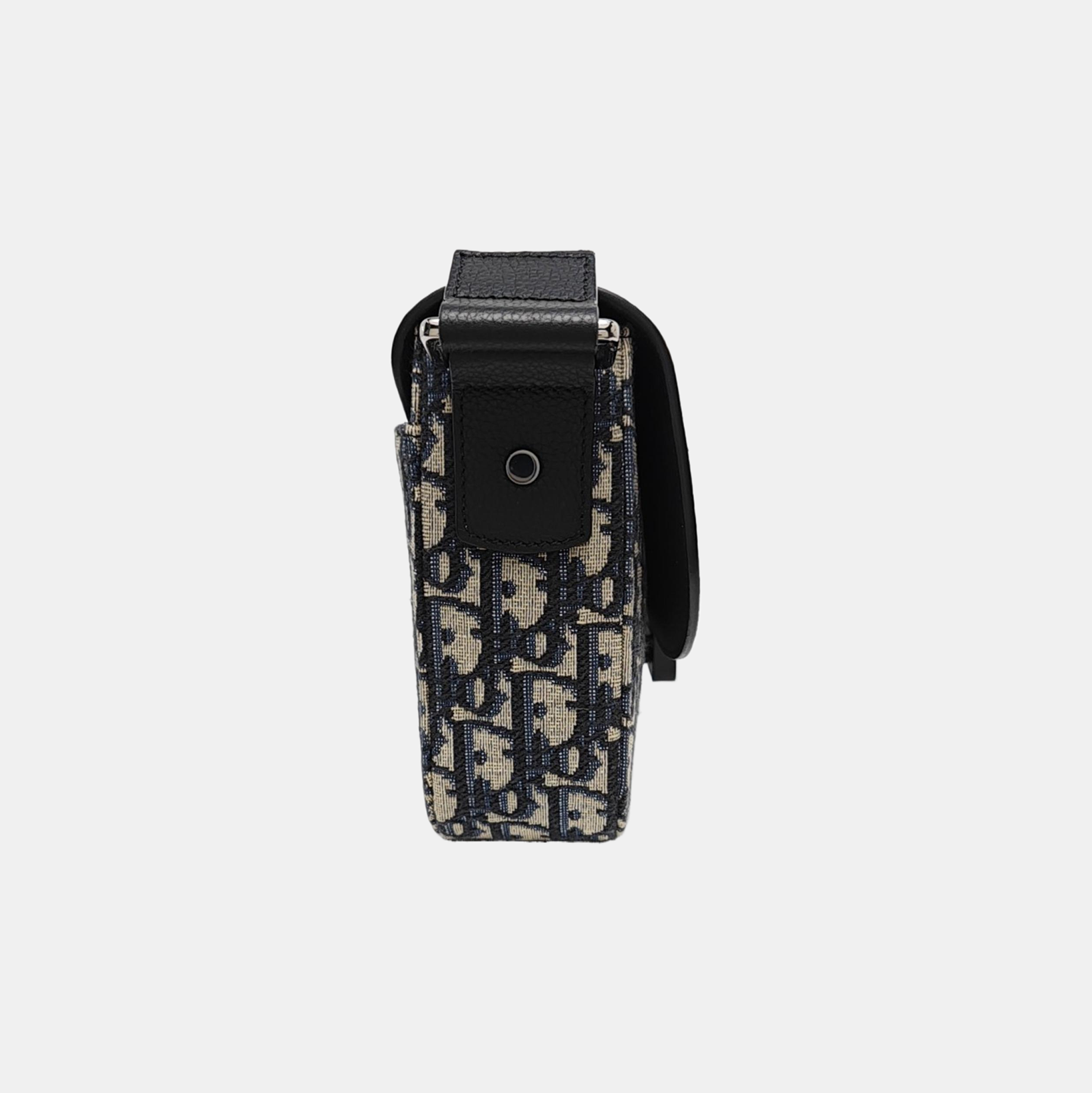 Saddle Mini Oblique Canvas Black