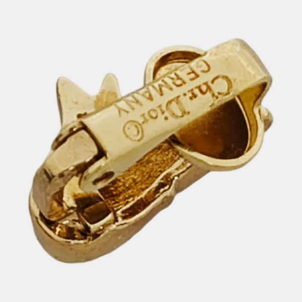 Metal Gold Clip On Earrings