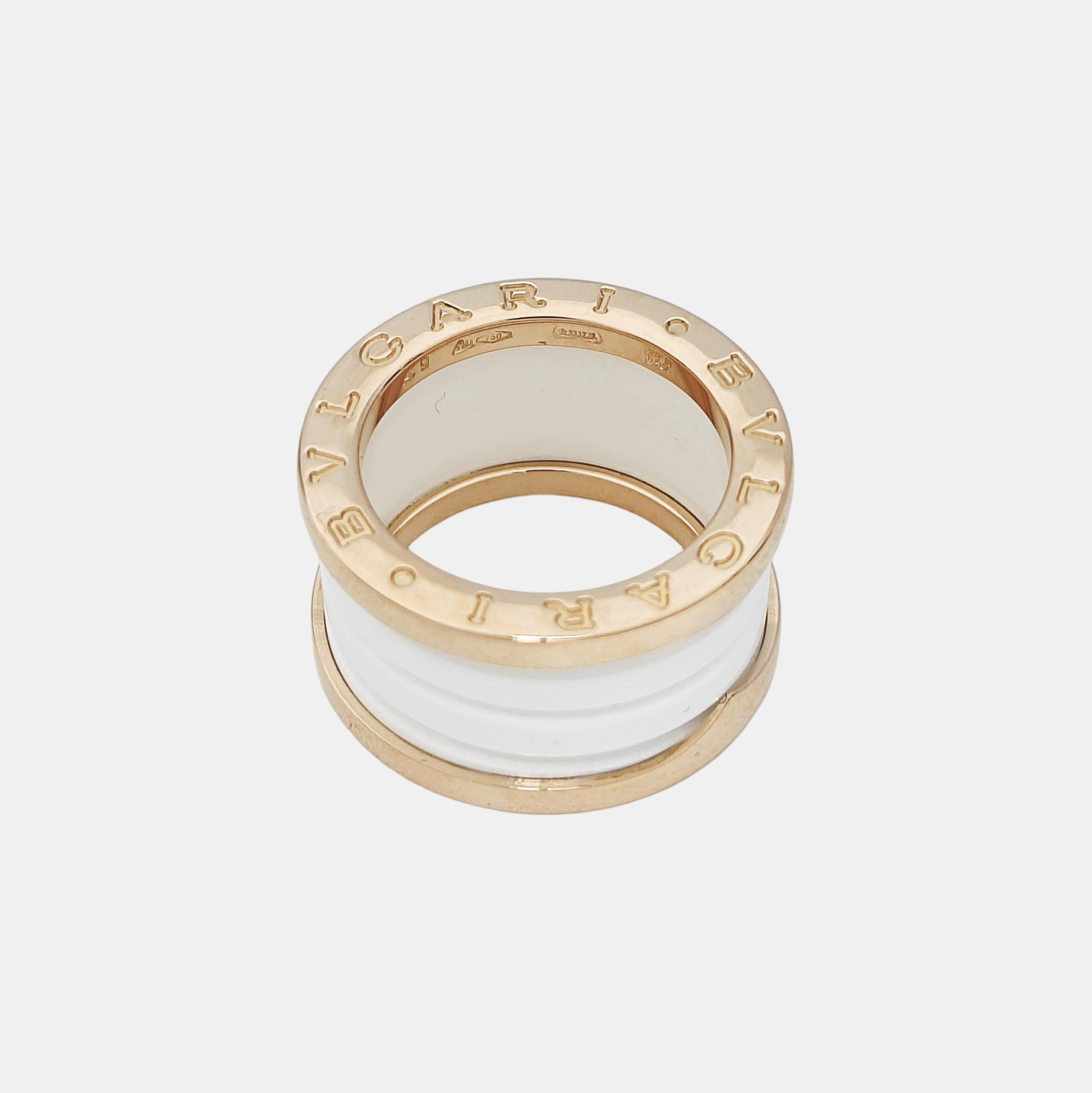 B.ZERO1 18k Rose Gold Ring EU 49
