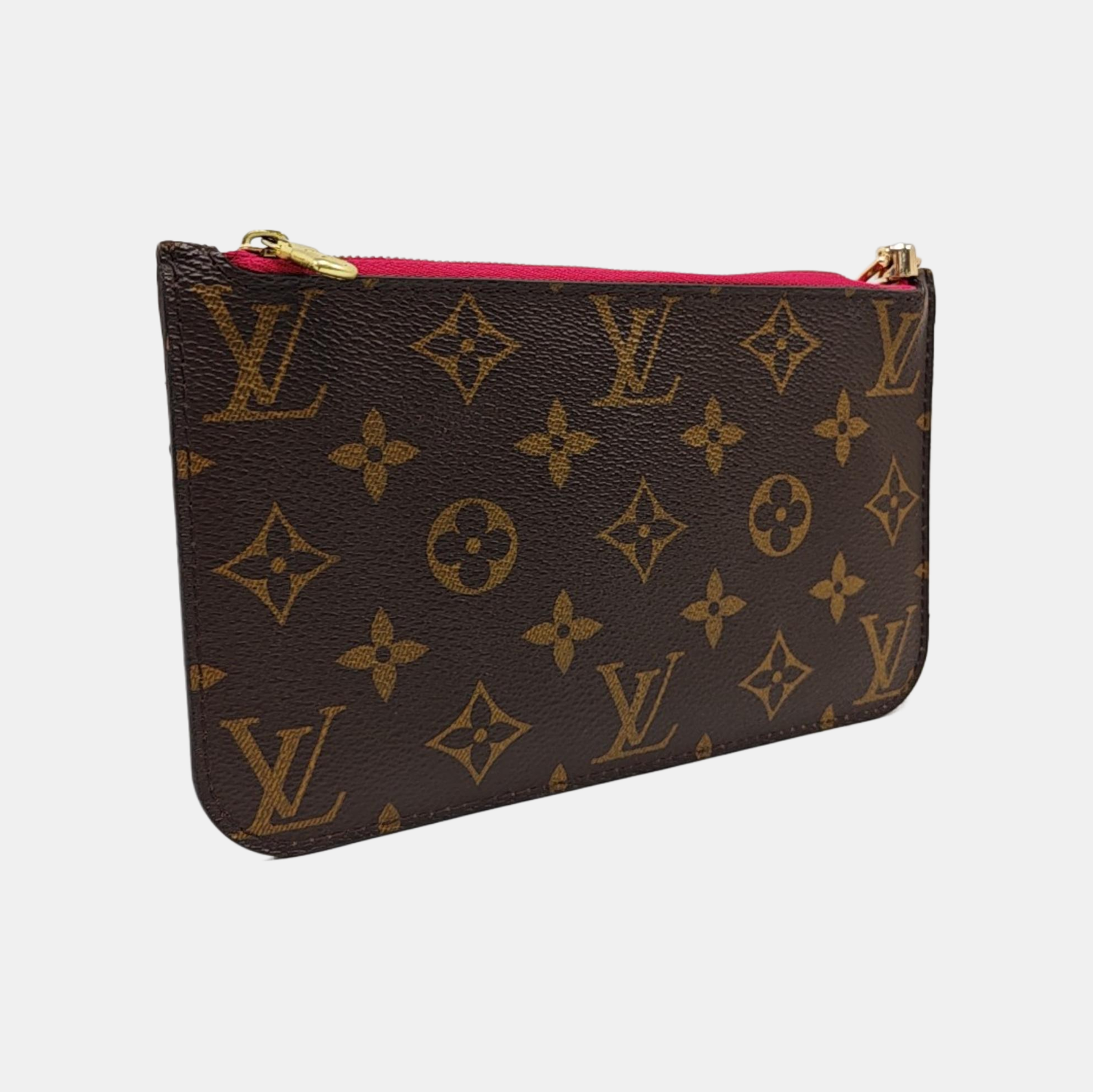 NEVERFULL BB Monogram Coated Canvas Brown