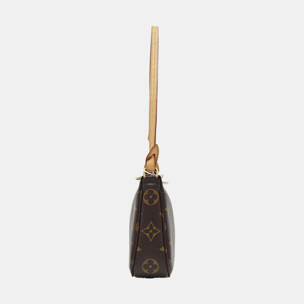 ACCESSOIRES GM Monogram Coated Canvas Brown